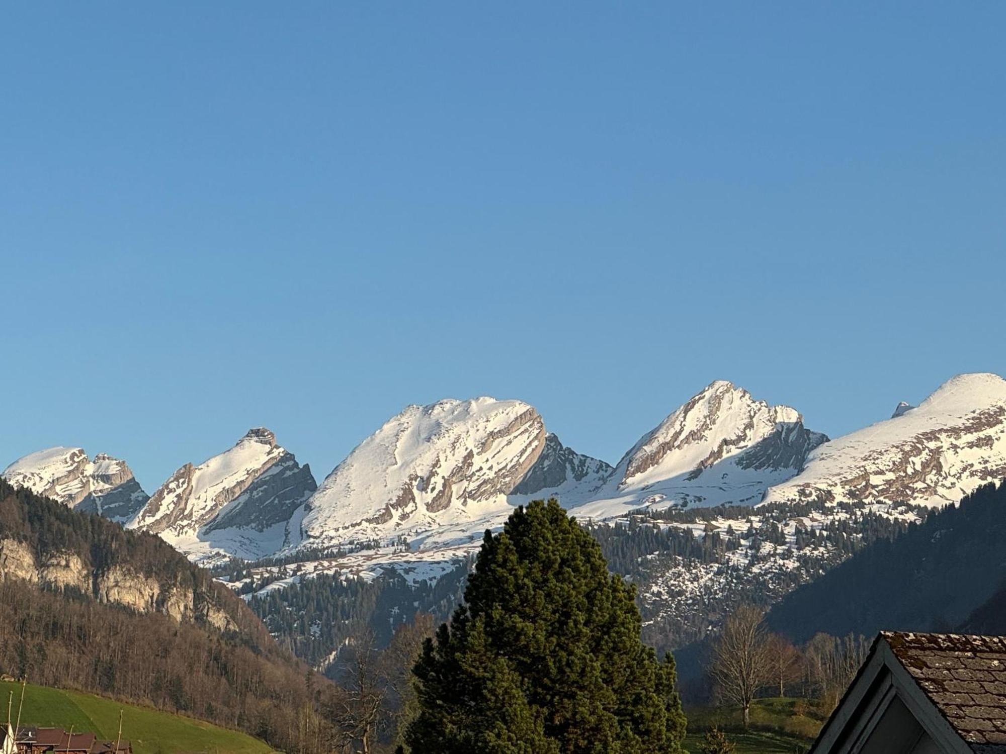 Zwinglis Ferienwohnung Nesslau Buitenkant foto